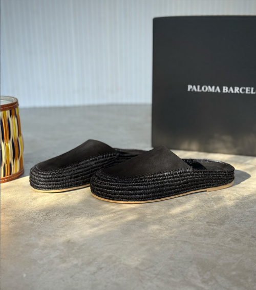 flat mules deba 2604 black
