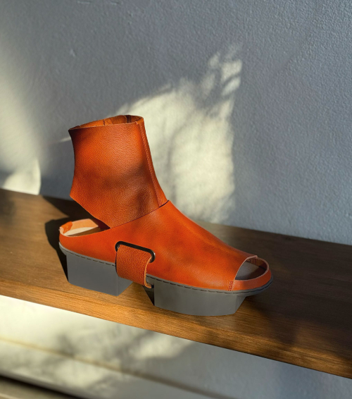 sandales boots daybreak f orange brandy