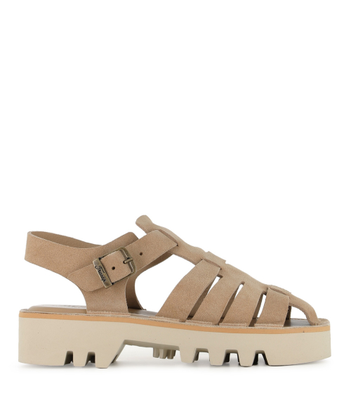sandales fisherman 038 beige cammello