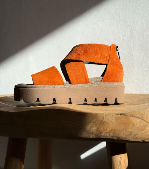 sandalias 3447 arancio naranja