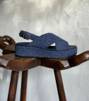 sandales forli 9806 velvet bleu