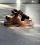 sandals san 203 brown cuoio