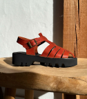 sandalias fisherman 038 ladrillo