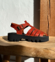 sandals fisherman 038 warm rust
