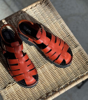 sandalias fisherman 038 ladrillo