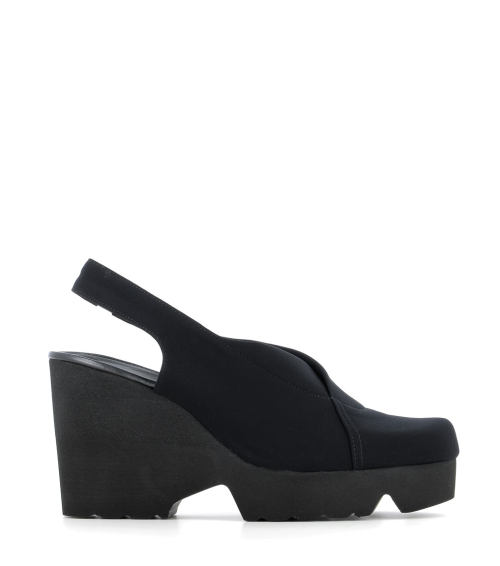 wedge sandals inga black