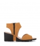 sandales clovis ocre