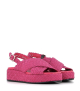 sandalias forli 9806 velvet rosa lirio