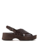 sandales dona 12095 café marron