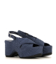 sandalias cuña delhi 9241 velvet azul