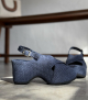 wedge sandals delhi 9241 velvet blue