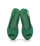 sandalias cuña delhi 9243 velvet verde