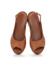 sandalias cuña delhi 9243 toffee camel