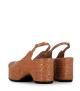 wedge sandals delhi 9243 toffee tan