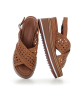 wedge sandals valeri 12125 toffee