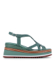 sandales valeri 12126 vert turquoise