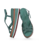 sandales valeri 12126 vert turquoise
