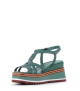 sandales valeri 12126 vert turquoise