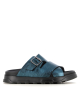 sandalias 7077 laminato azul pavo