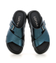 sandalias 7077 laminato azul pavo