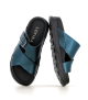 sandalias 7077 laminato azul pavo