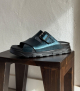 sandalias 7077 laminato azul pavo