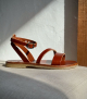 sandalias skaerbaek 40 camel