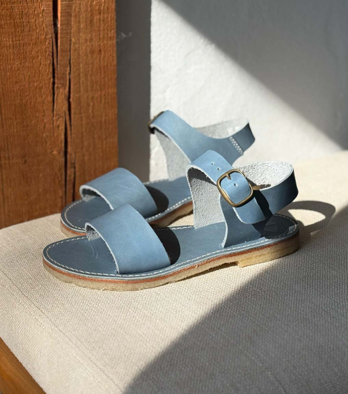 sandales lokken 6020 jeans bleu