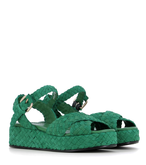 sandalias forli 9807 velvet verde