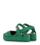 sandales forli 9807 velvet vert