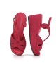 wedge sandals ankara 10280 fuchsia red
