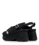 sandales compensées lille 11494 velvet noir