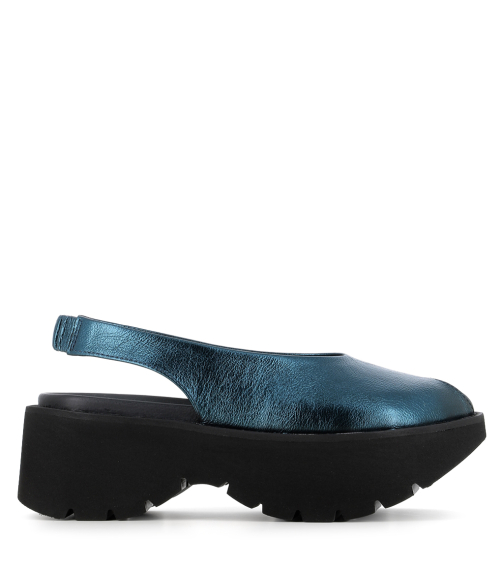 slingback sandals 1842 laminato blue 48