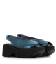 sandales slingback 1842 bleu laminato 48