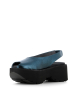 sandales slingback 1842 bleu laminato 48