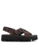 sandales 9525 coffee marron