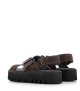 sandales 9525 coffee marron