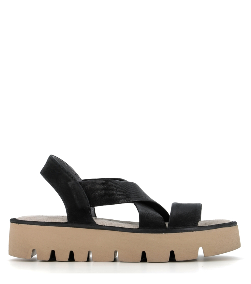 sandalias 9543 negro beige