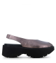 sandales slingback 1842 bronze laminato 27