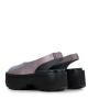 sandales slingback 1842 bronze laminato 27