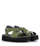 sandales 9520 mosstone vert olive