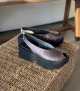 sandales slingback 1842 bronze laminato 27