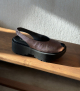 sandales slingback 1842 bronze laminato 27