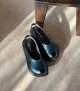 sandalias slingback 1842 laminato azul 48
