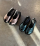 sandales slingback 1842 bleu laminato 48