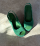 sandalias cuña delhi 9243 velvet verde