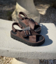 sandales 9525 coffee marron