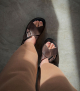 sandales 9525 coffee marron