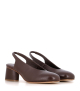 sandales slingback k14 chocolat marron