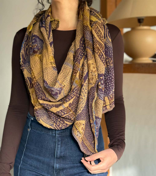 foulard ariel k01 ambre iris